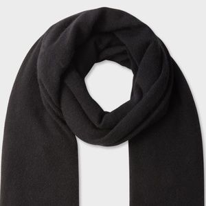 White + Warren  Black Cashmere Travel Wrap